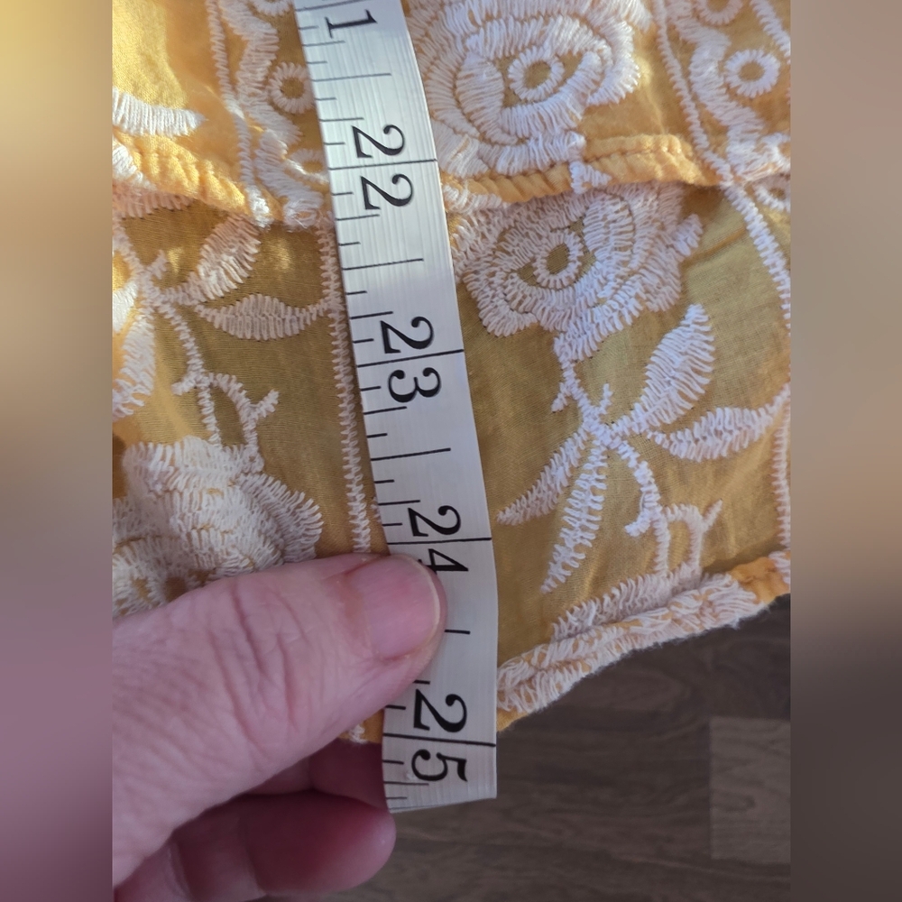 Anthropologie Pilcro Embroidered Roses Blouse Size Small - Picture 8 of 9